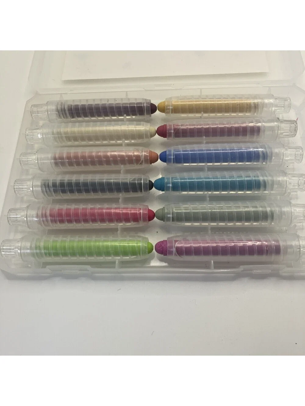 12 Pcs Dustless Chalk for Kids Toddlers - Colored Chalk with Holder Non-Toxic